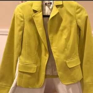 Yellow J.Crew Blazer